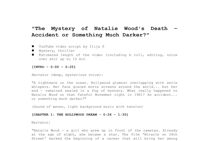 write creative youtube scripts with engaging storytelling